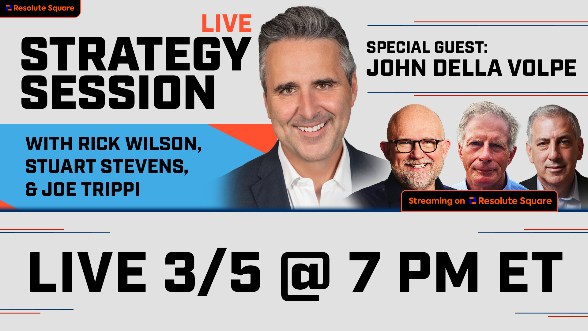 Strategy Session with Guest: John Della Volpe